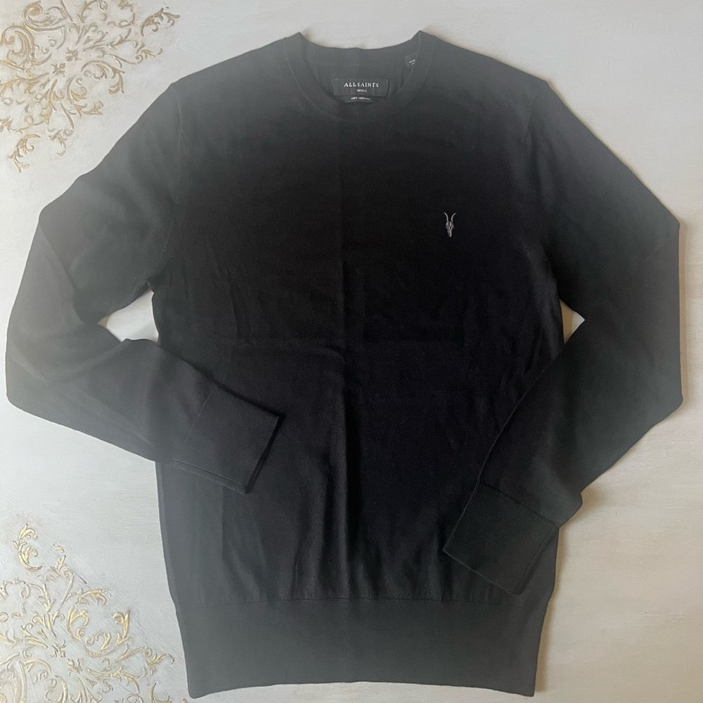 Men’s black All Saints sweater
